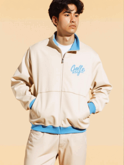 Sudadera Bicolor Cream & Sky